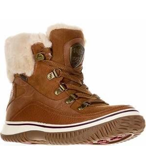 NEW PAJAR women’s giselle winter boots in cognac